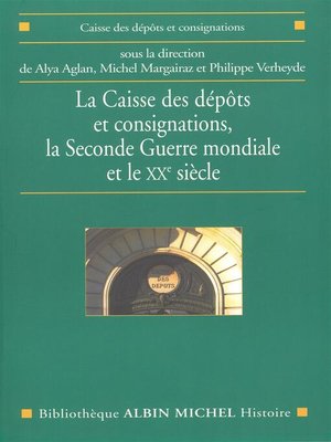 cover image of La Caisse des dépôts et consignations